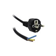 Power Kablo 3x0.75mm 3 Pin Uçu Açık 1 Metre Uzatma