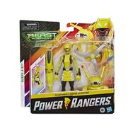 Power Rangers E7270-E8087 Yellow Ranger and Morphin Jax Beastbot