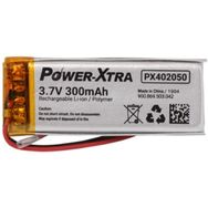 Power-xtra PX402050 Devreli/1.5A 3.7V 300 mAh Li-Polymer Pil