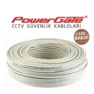 Powergate EVO 100 mt 2+1 Bakır CCTV Güvenlik Kablosu