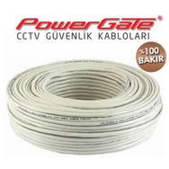 Powergate PRO 100 mt 2+1 Bakır CCTV Güvenlik Kablosu