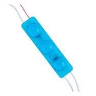Powermaster 12V 1.5W Mavı Yanıp Sönen Parlak Tek Renk 2835 69X16 mm IP65 160-180Lm 160 Derece Modül Led
