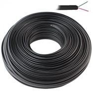 Powermaster 2'li 100 mt Siyah Flat Köken Telefon Kablosu