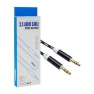Powermaster 3.5 mm Erkek Erkek 1 Metre Renkli Stereo Örgülü Aux Kablo