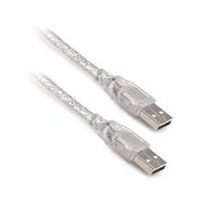 Powermaster 3 m Erkek-Erkek Şeffaf Usb Kablo