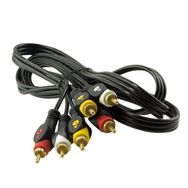 Powermaster 3 RCA + 3 RCA 1.5 mt Kutulu Kablo