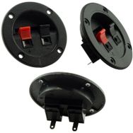 Powermaster 4x6.5 cm İkili Yuvarlak Hoparlör Terminali