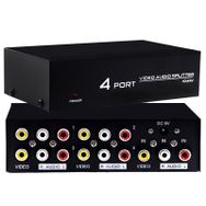 Powermaster AV-104 4 Port Video Audio Splitter