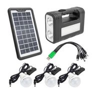 Powermaster GD-8017S Solar Panelli 3 Ampullü Aydınlatma Sistemi