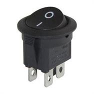 Powermaster IC-133-4 4 Pinli On-Off Işıksız Yuvarlak Anahtar