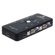 Powermaster PM-15166 4 Port Kablolu Usb Manuel Kwm Switch
