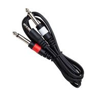 Powermaster PM-4284 3.5 mm Stereo Erkek/2x6.3 mm Mono Erkek 1.5 mt Kablo