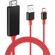 Powermaster PM-6019 2 mt TH+USB Type-C HDMI USB Kablo