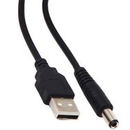 Powermaster Usb Erkek 5.5x2.1 Uclu Adaptor Jacklı 80 cm Kablo