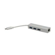 Powermaster Usb Type-C 3.0 3 Port Hub Gigabit Ethernet Adaptör