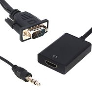 Powermaster VGA To HDMI Dönüştürücü Kablo