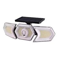 Powermaster W774A Solar Güneş Enerjili Geniş Açılı Çift Kanatlı 254 SMD Ledli 3 Modlu Beyaz İndüksiyon Lambası