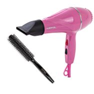 Powertec TR501 Pembe Saç Kurutma Makinesi + Hydra Berber Fön Fırçası