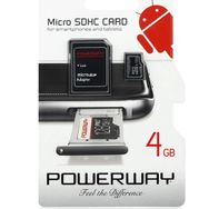 Powerway PWR-4 Micro 4GB Micro SD Hafıza Kartı