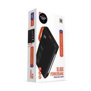 Powerway QC10 Siyah 10.000 Mah PD 22.5 W Dahili Kablolu Hızlı Şarj Led Işıklı Powerbank