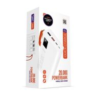 Powerway QC20 22.5 W 20.000 mAh 3.0 Hızlı Şarj Beyaz Powerbank
