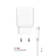 Powerway QCL30 iPhone 18 W Hızlı Şarj Lightning İOS Şarj Cihazı
