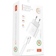 Powerway RXS27 25W Beyaz Type-C Şarj Adaptörü ve Kablo Seti