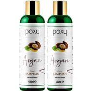 Poxy 2x400 ml Argan Özlü Tüm Saç Tipleri Şampuan