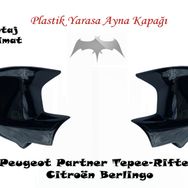 Poyraz Tuning Peugeot Partner 2015-2018 Uyumlu Yarasa Ayna Kapağı