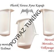 Poyraz Tuning Volkswagen Crafter 2008-2011 Beyaz Boyalı Uyumlu Yarasa Ayna Kapağı