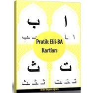 Pratik Elif-BA Kartları Laminasyonlu Sert Kartlar Enine Boyuna Eğitim