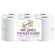 Pratiksoft Mini 12 Rulo Jumbo Tuvalet Kağıdı