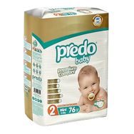 Predo Baby Premium Comfort No:2 Mini 76 Adet Bebek Bezi
