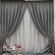 Premier Home Borneo Gri 140x270 cm Fon Perde
