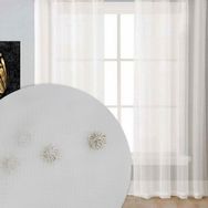 Premier Home Point Brode Bej 300x270 cm Tül Perde