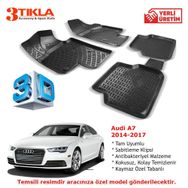 Premium Audi A7 C7 3D Havuzlu Paspas