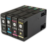 Premium Epson Workforce Pro WP4515DN 4 Renk Uyumlu Kartuş Seti