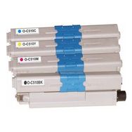 Premium Oki C510DN 4 Renk Uyumlu Muadil Toner Seti
