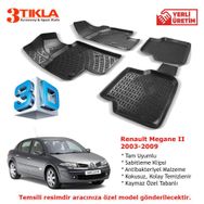 Premium Renault Megane II 3D Havuzlu Paspas