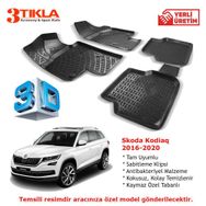 Premium Skoda Kodiaq 3D Havuzlu Paspas