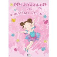 Prensesler İçin Boyama Kitabı - Mor Elma Yayıncılık