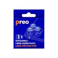 Preo Dayanıklı iPhone 13 Mini/Iphone 13 İkili 3D Lens Koruma