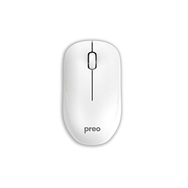 Preo M19 Ergonomik Pastel Kablosuz Sessiz Beyaz Mouse