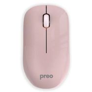 Preo M19 Ergonomik Pastel Kablosuz Sessiz Pembe Mouse