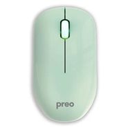Preo M19 Ergonomik Yeşil Pastel Kablosuz Sessiz Mouse