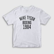 Presmono 1984 Mike Tyson Beyaz Unisex T-shirt