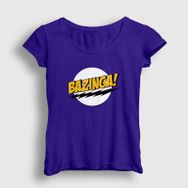 Presmono Bazinga The Big Bang Theory Kadın T-shirt