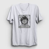 Presmono Beyaz Cool Anime Hanma Baki Unisex T-Shirt