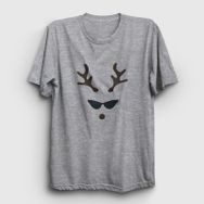 Presmono Beyaz Female Deer Yılbaşı Unisex Sweatshirt