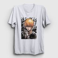 Presmono Beyaz Ichigo Anime Bleach Kadın T-Shirt